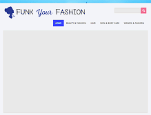 Tablet Screenshot of funkyourfashion.com